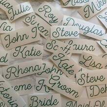 Customized Personalized UV Transfer Stickers, 5cm/8cm/13cm, Customized Name Label Stickers, Guest List Seat Cards, Bachelor Party Bride Birthday Stickers, Wedding Gifts, Customized Wedding Sticker Labels, Personalized Wedding Stickers, Wedding Name And Date Stickers - Multicolor - View 10