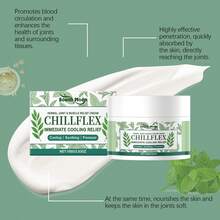 south moon Chillflex Herbal Body Cream, 100g, Refreshing & Soothing Botanical Formula, Non-Greasy Daily Comfort Cream, Ideal For Post-Workout Relaxation & Everyday Muscle And Joint Refreshment, Gentle On All Skin Types, Premium Skincare For Daily Comfort - kem làm dịu da toàn thân - Xem 3