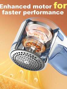 Electric Lint Remover, Portable Fabric, Bedding, Furniture, Carpet, Sofa Defuzzer, Lint Trimmer, Cleaning Supplies, Cleaning Tools - Multicolor - View 6