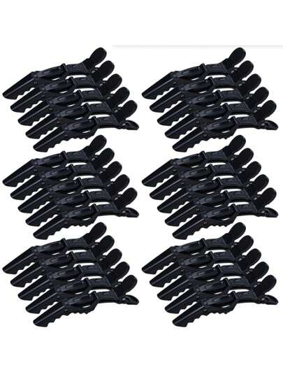 50/30/20/10/5 Crocodile Clips, Professional Salon Tools, Suitable For Perming, Dyeing, Slicing, Duckbill Clips