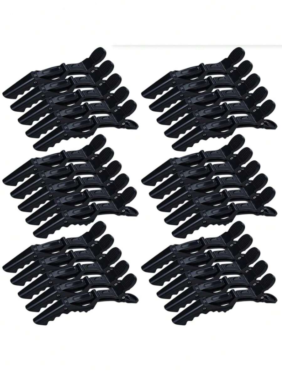 50/30/20/10/5 Crocodile Clips, Professional Salon Tools, Suitable For Perming, Dyeing, Slicing, Duckbill Clips - Alligator Clip - View 1