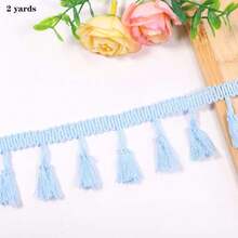 4cm Wide Tassel Decorative Ribbon, For Handmade DIY, Curtains, Clothing Sewing - Multicolor - View 7