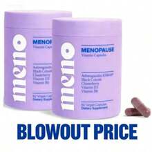 Bestseller!2Pack MENO Menopause Relief Capsules - 180 Total Count For Long-Term Symptom Control Supplement Vitamin, Free Shipping - 1 - Xem 4