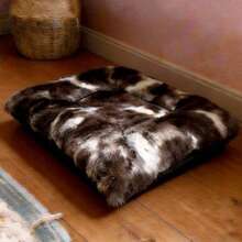 Cama Anti Estrés para Perro Miniatura Color o Diseño al Azar, Cama Redonda Suave y Acolchonada para Mascotas Pequeñas, Colchón Afelpado con Bordes Elevados para Descanso Cómodo, Ideal para Perros Mini y Gatos, Uso en Interior, Ligera y Fácil de Colocar en Sala, Recámara o Área de Mascotas - Multicolor - Ver 3