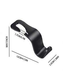 1pc/2pcs/4pcs Car Rear Seat Headrest Hooks, Suitable For Wallet, Shopping Bag, Handbag, Hat, Etc. - Multicolor - View 3