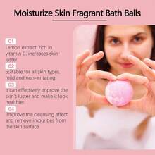 Bubble Bath Ball Moisturizes And Nourishes With Plant Fragrance, Leaving A Long-Lasting Fragrance That Deeply Cleanses The Skin - Multicolor - View 10