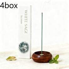 32根加粗型鼠尾草香薰棒，直径0.3厘米，精油浸润木质香氛棒，适用于瑜伽、冥想、净化负能量 - 12cm鼠尾草 - 查看 10