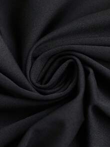 EARO Women's Sleeveless Butterfly Detail Spaghetti Strap Jumpsuit, Elegant High Stretch Long Jumpsuit, Versatile & Slimming - Black - View 6