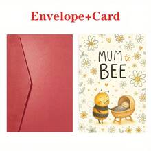 Una singola cartolina con un delizioso design "Sweet Mum to Bee", ideale per le nuove mamme. È un regalo premuroso per festa di nascità o celebrazioni della maternità, perfetto per mostrare amore e affetto alla famiglia e agli amici. Include una busta. - Set - Visualizzare 7