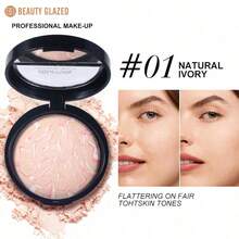 Baked Balance Matte Finishing Powder Foundation Buildable Sheer To Light Coverage - Satin Finish Waterproof Long Lasting Full Coverage Makeup Base - Multicolor - View 12