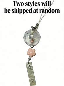 1 pieza Cordón para teléfono con cuentas y campanilla de Sakura - Accesorio de moda minimalista, colgante de llavero y bolso de cámara. Diseño delicado de Sakura, accesorio casual y elegante. - Multicolor - Ver 5