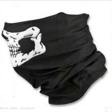 四季通用无缝头带，户外防风防尘防晒帽，时尚百搭 - 綠色骷髏 - 查看 10