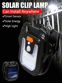 Outdoor Solar Clip Light, Portable Multi-Function Motion Sensor Light, Camping Light, Yard Light, Wall Light, Work Light - Wall Lamp - View 7