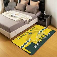 1pc Large Carpet Compatible For Dallas - Jumbo Size Luxury Football Fan Cave Decor, Soft Carpet Suitable For Living Room, Game Room, Office - Machine Washable, 2D Flat For Birthday Anniversaries, Valentine's Day, Thanksgiving, Christmas, Halloween, Wedding, New Year Gifts.Ideal Gifts For Her, Him, Family Members, Boyfriends, Girlfriends, Fathers, Mothers, Lovers, Daughters, Sons, Grandfathers, Grandmothers, Friends, Classmates, And Pets.Suitable For Car, Bedroom, Living Room, Office, Bedroom Decor, Indoor And Outdoor Decorative Mat, Fall Decor, Fall Decorations For Home, Christmas Party Theme Mat, Christmas Decor, Office Decoration. - Màu sáng 5 - Xem 2