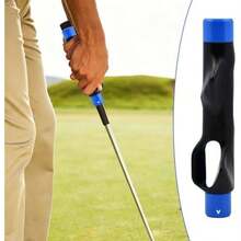 Golf Grip Trainer Golf Grip Training Aid With Swing Correcting Arm Band Golfs Swing Trainer Correcting Left And Right Hand Positions - Blue - 查看 6