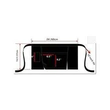 Kitchen Restaurant Waist Aprons With 3 Large Pockets Women Men, Half Short Apron Server Waiter Waitress 1, Black - 黑色 + 1 - 查看 7