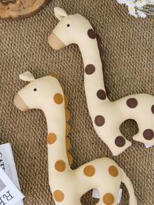 Búp bê nhồi bông hình hươu cao cổ bằng vải lanh chấm bi, cao 40cm/15.75in - Gối ôm siêu mềm mại, phù hợp cho cả trẻ em và người lớn, quà tặng du lịch lý tưởng và vật trang trí phòng trẻ em. - Nhiều màu - Xem 7