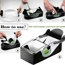 1 Set - Sushi Maker - Sushi Dispenser Gun - DIY Sushi Roll Maker - Sushi Roll Mold - Sushi Making Kit, Easily And Efficiently Roll Sushi - Home Sushi Making Tools And Molds, Japanese Seaweed Rice Roll Shaping Mold And Tools - Multicolor - View 12