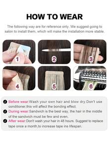 22 Inch High Quality Synthetic Fiber Natural Black & Golden Highlight Seamless Invisible Hair Extension For Women, Daily Use - Multicolor - View 8