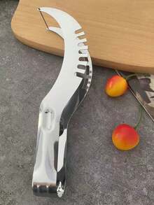 1pc Stainless Steel Watermelon Slicer - , Easy-To-Use Multifunctional Fruit Cutter, Household Fruit Divider, Essential Kitchen Tool - Multicolor - View 8