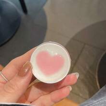 1个草莓/爱心/花朵手机支架，复古桌面支架，伸缩手机支架，防摔防滑支架，简约个性化3D气囊手机支架，男女通用 - 彩色 - 查看 20