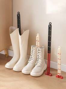 Soporte ajustable portátil y elegante (para botas de tobillo/sobre la rodilla), resistente a arrugas y deformaciones, soporte ajustable esencial para el mantenimiento de botas medianas/altas, imprescindible para el almacenamiento en el hogar, flexible y ajustable, regalo del Día de la Madre, decoración de dormitorio, jardín, decoración de cocina, verano, playa, artículos esenciales de viaje, decoración de habitaciones, suave, graduación, estantería para zapatos, ahorrador de almacenamiento, al aire libre, jardín, artículo esencial de viaje, portátil, artículo esencial de playa, temporada de graduación, ceremonia de graduación, regalo de graduación, presente de graduación, felicitaciones graduado, felicitaciones graduado, valedictorian, terminar la escuela, fiesta de graduación - Estilo de moda de longitud media - Ver 4
