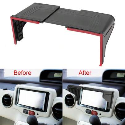 Universal Car Sun Visor Cover For 7-12 Inch Car Player, GPS Display Screen Sun Visor Shade, Car Audio Sun Visor Accessories, Fit For 17.78-30.48cm