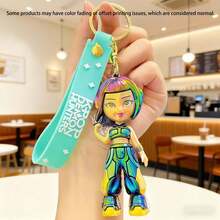 1pc New KPOP Witch Hunting Girl Group Figurine Keychain Pendant, Cartoon Boy Band Keychain Accessory, Small Gift - Multicolor - View 14