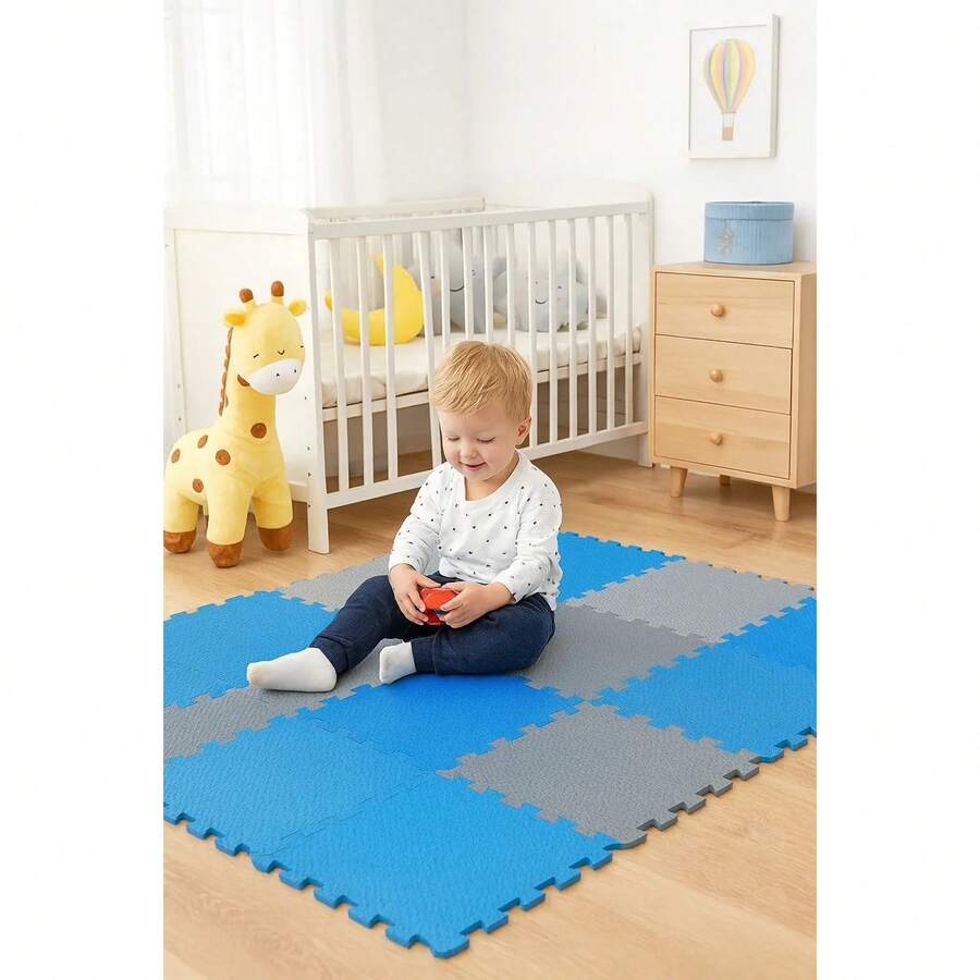 YESH MARKET Area Rugs & Sets - Light Grey - View 1