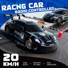 1:24 Scale Remote Control Drift Car, 2.4Ghz RC Toy With Lights, Tires And Obstacle Tools, Ideal Gift For Boys And Girls On Birthday, Halloween, Christmas, Thanksgiving - 20km/H High-Speed Drift Racing Car, 2-In-1 All-Terrain Off-Road Vehicle, Plastic RC Car With Drift Mode - Multiple Colors and Styles Of Drift Cars - View 2