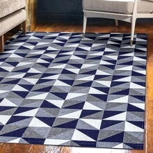 Jacquard Rug 2.00 M X 1.40 M Non-Slip Geometric Living Room Office Bedroom - Dallas Royal - View 1