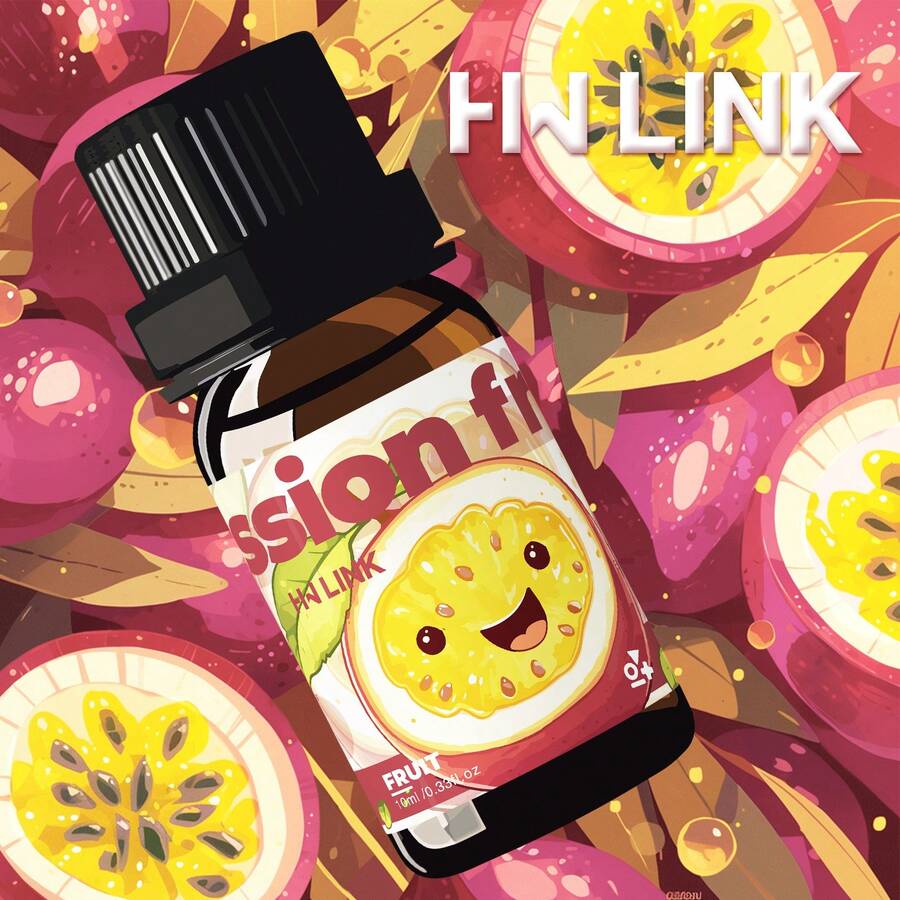HWLINK 10ml 百香果果香精油，適用於蠟燭製作、擴香機/加濕器、室內香氛、節日禮物、車用芳香療法