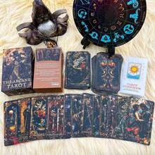 78 Cards Magic Arcana Tarot Deck, 13x8cm, Traditional Play, Unlock Inner Fire, Includes Paper Instructions, Card Game Set - Magic Arcana - View 8