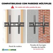 Soporte Tv Para Pantalla 32-55 Pulgadas (30kg) Negro - Negro - Ver 6