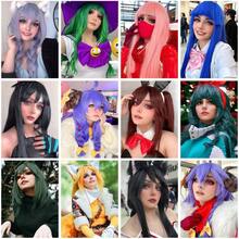 Karida 60cm/24inch Extra Long Straight Synthetic Hair Wig With Bangs, Colorful, Suitable For Daily Use, Cosplay, Halloween, Christmas, St. Patrick's Day And Other Costume Parties - Multicolor - View 2