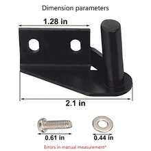 Lid Hinge Kit 1 X Left Side And 1 X Right Side Hinge Compatible With Many Traeg-Er Grills Models Hinges For Traeger Lid Hinge Kit Included Installation Hardware KIT0001 - 如圖 - 查看 5