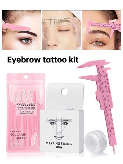 8pcs Mini-Size Plastic Eyebrow Measuring Ruler, Eyebrow Drawing Ruler Tool, Mini Vernier Caliper Double-Scale Plastic Ruler, Vernier Caliper Micro-Carving Eyebrow Tattoo Artist Makeup Ruler Pink, Portable Plastic Eyebrow Ruler, Vernier Caliper, Tattoo Ruler, Ruler, Eyebrow Trimmer,Permanent Makeup Measuring Tool, Makeup Tool,Eyebrow Tattoo Ruler+Eyebrow Positioning Line Black Ink
