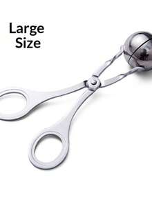 Stainless Steel Meatball Maker, Meatball Shaper, Kitchen Mold For Making Rice Balls, Fish Balls, Homemade - Silver - View 12