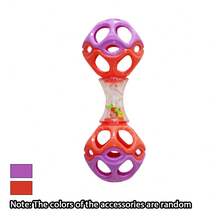 Newborn Teething Rattle Toy, Soft Rubber Jingle Ball, Sensory Development, Newborn Holiday Gift - Multicolor - View 13