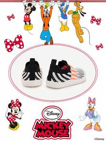 Disney Authentic Collaboration With  | A Pair Of Children's Sneakers, Suitable For Daily, Festival, Sports, And Outdoor Wear. It Fits The Foot Comfortably, Is Anti-Slip, Wear-Resistant, And Breathable (Boys' Sneakers, Boys' Board Shoes, Children's Sneakers, Girls' Sneakers, Girls' Board Shoes) - Black - View 3