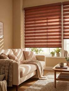 Persiana black out para ventana larga 80x1500cm - Naranja - Ver 2