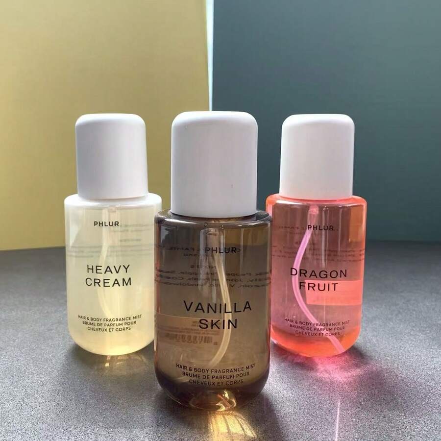 PHLU. R Series Of New High-End Niche Perfume Spray, Three Styles Of Choice, Fresh Flowers And Fruits | Coconut | Vanilla | Caramel | Wood, Etc., Lasting Fragrance, Neutral Perfume Suitable For Multiple Scenes, Fragrance Lovers Preferred Perfume - VANILLA DA - Xem 1