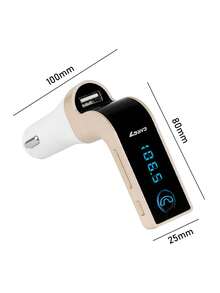 1 Pieza Bluetooth Transmisor Fm Auto Manos Libres Cargador Usb G7 - G7 - Ver 5