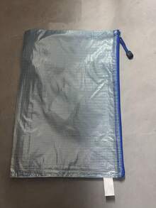 1 pezzo Scatola organizer trasparente multifunzionale con cerniera in rete sicura - impermeabile - scelta perfetta per documenti di studenti e archiviazione per ufficio, adatto per scuola, viaggio e uso in ufficio, con colore casuale, decorazione per la casa - Multicolore - Visualizzare 13