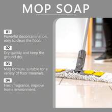 jakehoe Mopping Cleaner Wood Floor Tiles Cleaner Cleaning Effectively Remove Dirt, Grease And Stubborn Stains Restore Floor Original Luster Lasting Fragrance - Mopping Cleaner - 查看 5