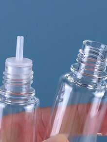 Botella gotero delgada, 5ml/10ml/15ml/20ml/30ml/50ml Botella vacía para gotas de ojos, Botella vacía para gotas de ojos, Tapa de botella gotero de líquido apretable de mascota, Perfecta para volver a la escuela y viajar, Portátil y ligera - Accesorios de viaje, Botella de viaje portátil, Botella de gel con punta puntiaguda Botella gotero apretable Botella de plástico transparente, Suministros para tatuajes, Adecuada para tinta líquida, pintura al óleo, arte y manualidades, Accesorios de viaje, Artículos esenciales de viaje - Multicolor - Ver 6