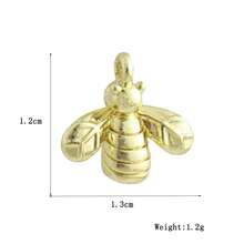 1件铜质微镶嵌锆石独特冰淇淋眼蝴蝶迷你吊坠，DIY手链、项链、耳环饰品配件 - 彩色 - 查看 20