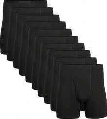 ¡RecomendadoGildan Paquete de bóxers con Cintura Cubierta, multipaquete Calzones Calzoncillo para Hombre¡Top de Temporada - Mezcla real (paquete de 10) - Ver 17