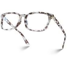 VISOONE  Glasses Square With Anti Computer Glare For Gaming Women And Men - Cheetah TortoiseLarge - View 1