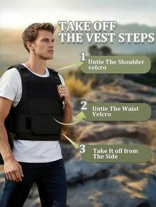 1 Stück 5-Farben Einstellbare Taktische Weste, Outdoor Schutzausrüstung, Hartschalen Training Schutzweste. Einstellbare Outdoor Weste, geeignet für leichte Outdoor Ausrüstung. Geeignet für Wandern, Klettern, Training, Radfahren, Trekking. Unisex. - Verschiedenfarbig - Übersicht 6
